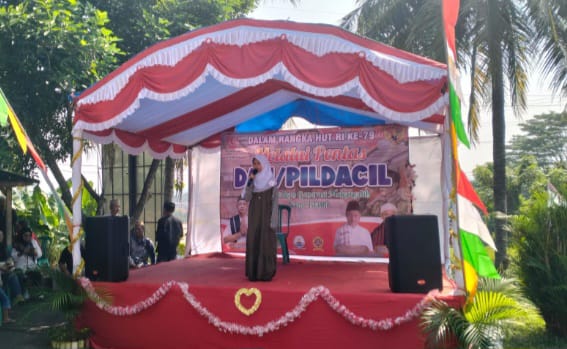 Semarakkan HUT ke 79 RI, Desa Mekargalih Purwakarta Gelar Lomba Pildacil