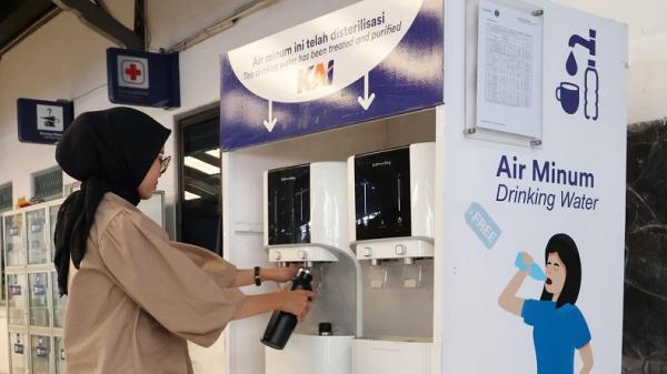 Daop 6 Yogyakarta Sediakan Drinking Water Station di Sejumlah Stasiun