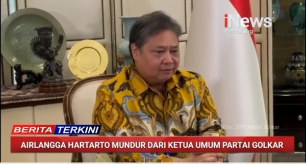 Video: Airlangga Hartarto Mundur dari Ketua Umum DPP Partai Golkar, Ini yang Disampaikan