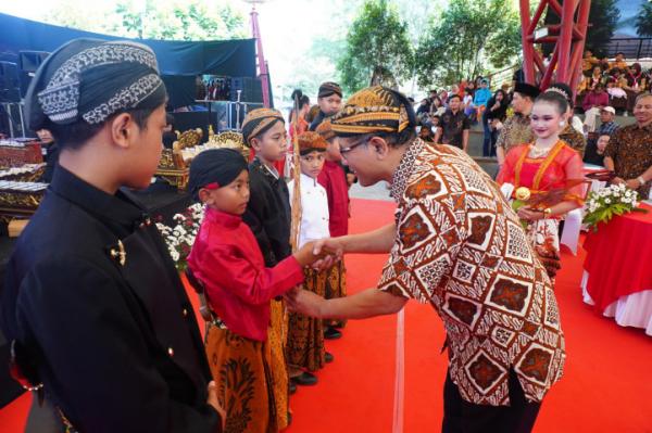 Lestarikan Budaya, Disdikbud Boyolali Gelar Festival Dalang Bocah