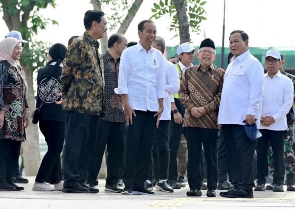 Presiden RI Tinjau Embung MBH dan Sumbu Kebangsaan di IKN