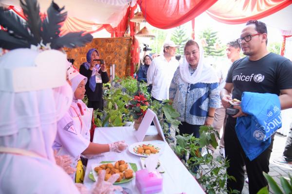 Para Pelajar Pamerkan Aneka Kreasi Makanan Hasil Urban Farming di Jambore Petani Cilik Semarang