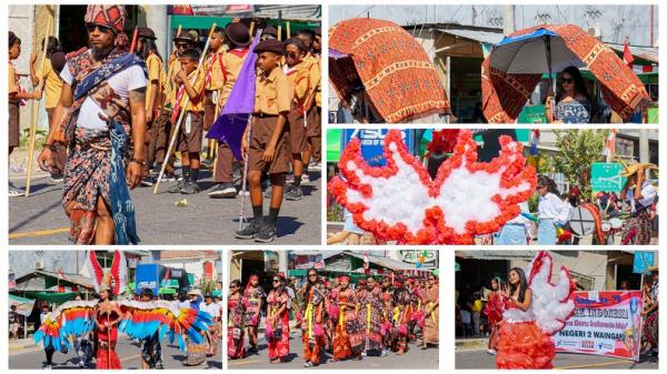 Hari Pertama Karnaval HUT RI ke-79 di Sumba Timur Berlangsung Semarak