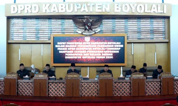 Rapat Pripurna DPRD Boyolali, Tiga Fraksi Sampaikan Pandangan Umum Ranperda