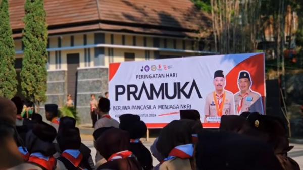 Peringatan HUT ke-63 Pramuka di Kuningan, Rana: Garda Terdepan Jaga Pancasila dan NKRI