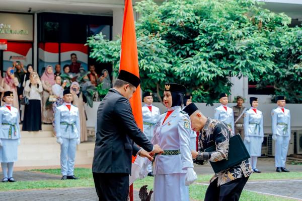 Bobby Nasution Kukuhkan 42 Anggota Paskibraka Kota Medan