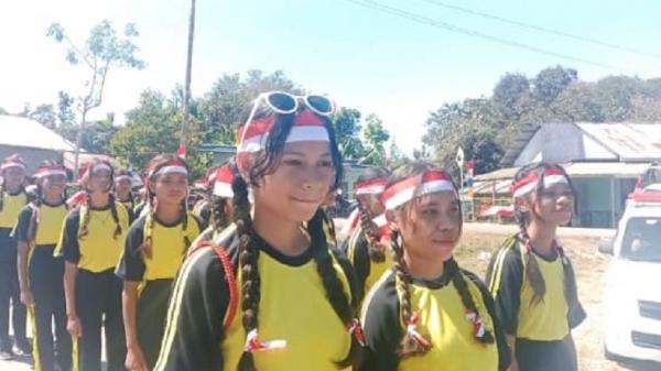 Gerak Jalan Indah Meriahkan HUT RI ke-79 di Kecamatan Musi, Kabupaten Timor Tengah Utara