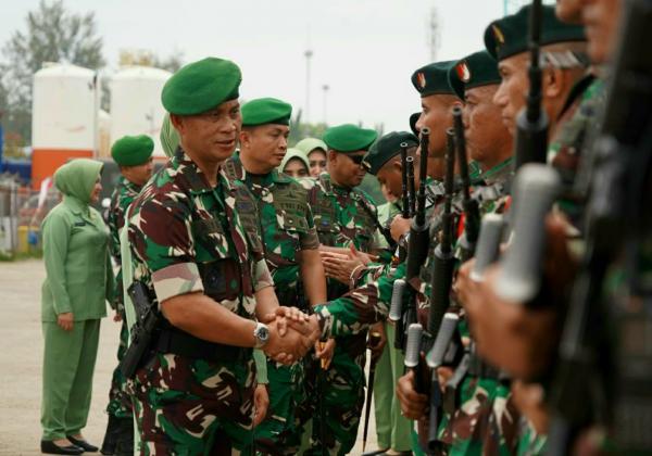 Setelah 16 Bulan Bertugas di Papua, Satgas Yonif 115/ML Disambut Hangat di Bumi Serambi Mekkah