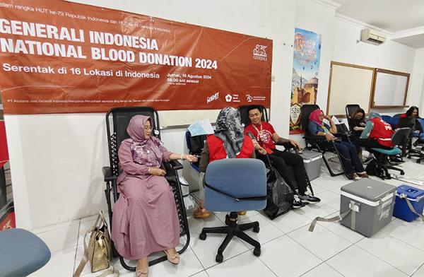 Generali Indonesia Gelar Donor Darah Massal Serentak di 16 Kota