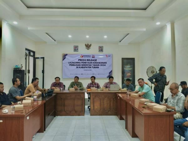 Bawaslu Tuban Ungkap Peta Kerawanan Pemilu Serentak 2024