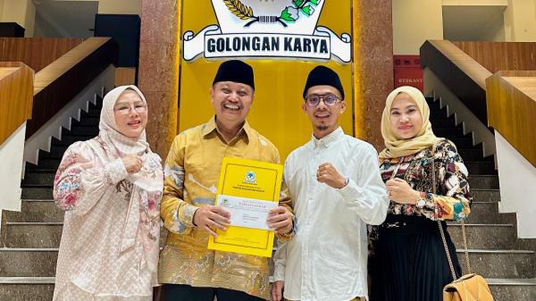 Iwan Saputra dan Dede Muksit Aly Resmi Maju di Pilkada Tasikmalaya 2024 dengan Dukungan Golkar