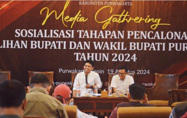 KPU Purwakarta Ajak Ratusan Awak Media Sukseskan Pilkada 2024