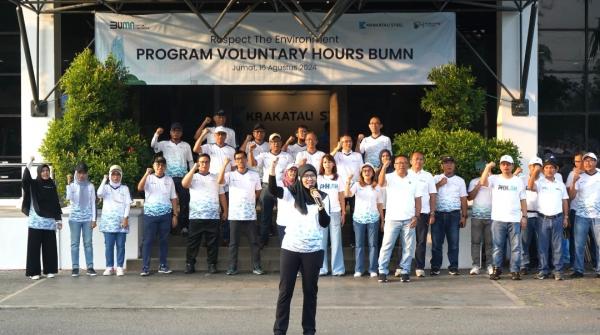 Ribuan Karyawan Krakatau Steel Group Kembali Lakukan Kegiatan Sosial melalui Program Voluntary Hours