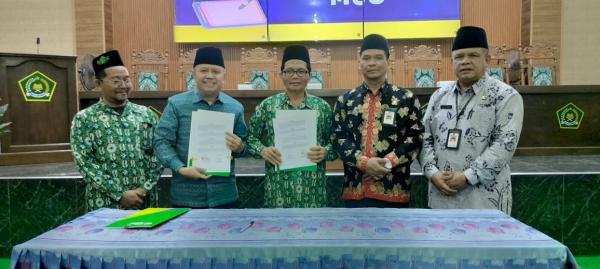 Lindungi Pengajar, BPJS Ketenagakerjaan Gandeng LP Ma'aruf NU Mojokerto 