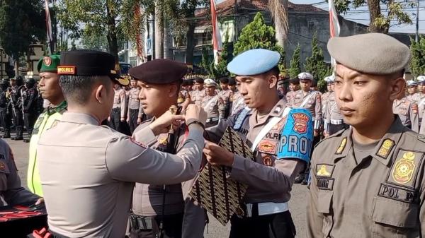 Ribuan Pasukan Gabungan di Garut Diterjunkan Untuk Amankan Pilkada 2024