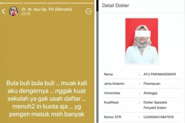 Ini Sosok dr Ayu Paramaiswari, Lulusan Unair yang Sentil Kasus Bullying Dokter PPDS Undip