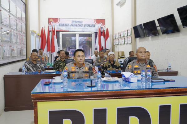 Polres Pidie Mengikuti Upacara Hari Juang Polri Secara Daring