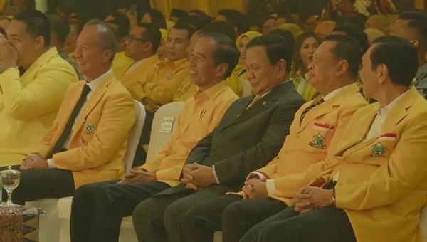 Jokowi Pakai Kemeja Kuning di Munas Golkar, Bahlil Lahadalia: Saya Kira Kader Baru