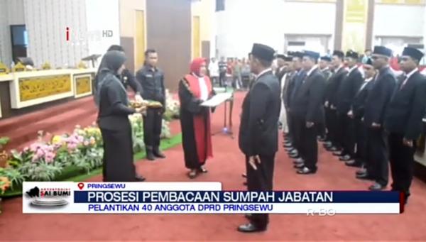 Video 40 Anggota DPRD Pringsewu Periode 2024-2029 Resmi Dilantik