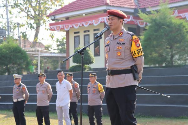 Kapolres Pimpin Apel Tekab 308 Presisi Polres Way Kanan, Siap Amankan Pilkada Serentak 2024