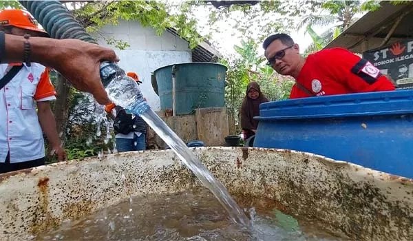 Kekeringan Mulai Melanda Kota Banjar, BPBD Salurkan Bantuan Air Bersih