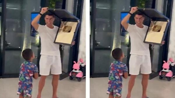 Fantastis! Baru Sehari jadi YouTuber, Cristiano Ronaldo Langsung Dapat Golden Play Button