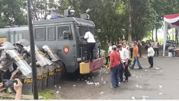 Polres Langkat Gelar Simulasi Sispamkota Antisipasi Kerawanan Pilkada