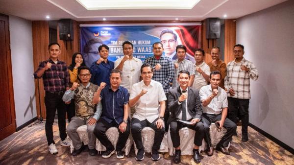 Tim Hukum Rico Waas Dikukuhkan, Siap Dampingi Setiap Tahapan Pilkada Medan 2024