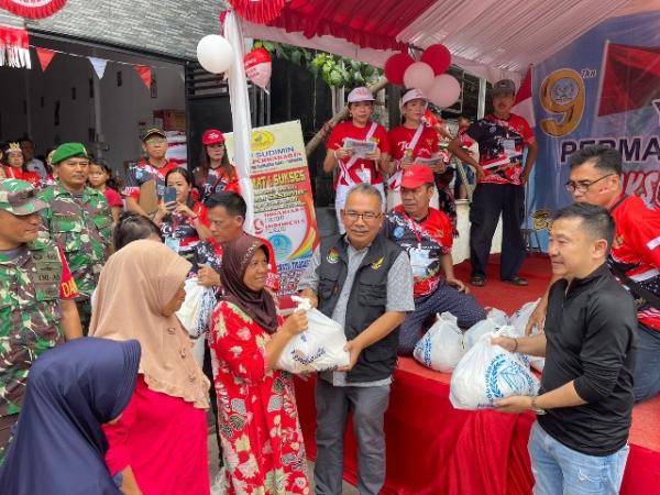 Rayakan Milad ke-9, Yayasan Permata Tigaraksa Bagikan Ribuan Sembako dan Doorprize Menarik