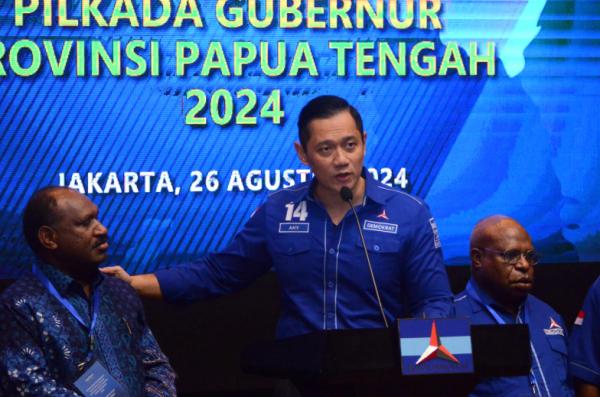 AHY Rekomendasikan Putra Terbaik Papua Menjadi Cagub Papua Tengah