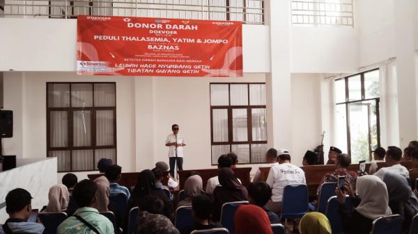 Doervoer Ciamis Gelar Aksi Donor Darah dan Santuni Anak Yatim, Fokus Bantu Penderita Thalasemia