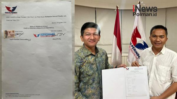 Partai Perindo Usung ASSAMI di Pilkada Polman 2024