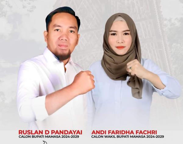 29 Agustus, Ruslan D Pandayai dan Andi Faridha Fachri Siap Mendaftar di KPUD Mamasa