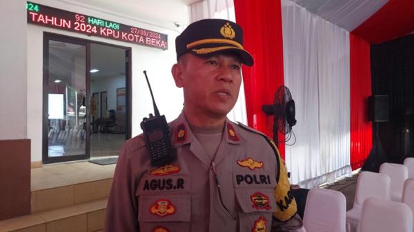 Polres Metro Bekasi Kota Siagakan 370 Personel Pengamanan Pendaftaran Calon Wali Kota Bekasi