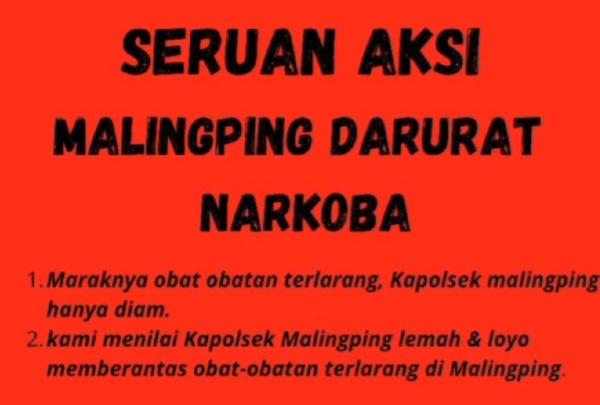 Hari Ini, Polsek Malingping Bakal Didemo Aktivis Anti Narkoba