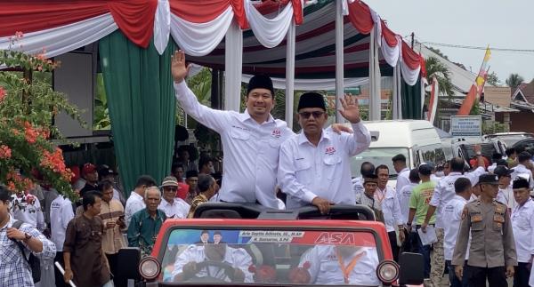 Dengan Dukungan 10 Partai Politik, Pasangan Arie-Sumarno Resmi Daftarkan Diri ke KPU Bengkulu Utara