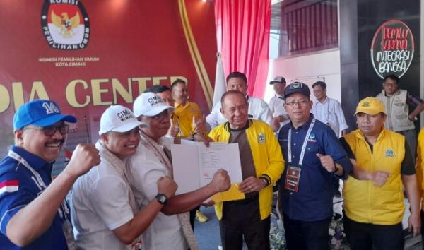 Gabung di Injury Time, Golkar Cimahi Siap Menangkan Pasangan Dikdik-Bagja