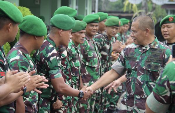 Gelar Kunjungan Kerja, ini Pesan Danrem 041 Gamas Kepada Prajurit TNI Kodim 0423 Bengkulu Utara