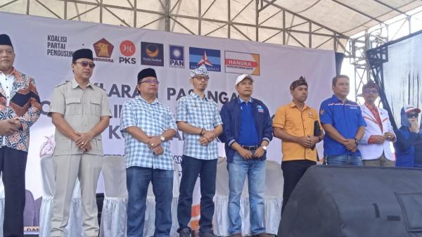 Usai Deklarasi, Pasangan Bambang-Danial Resmi Daftar ke KPU Kota Banjar