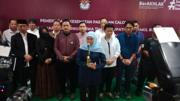 Khofifah-Emil Jalani Tes Kesehatan di RSU Dr. Soetomo sebagai Syarat Pilgub Jatim 2024