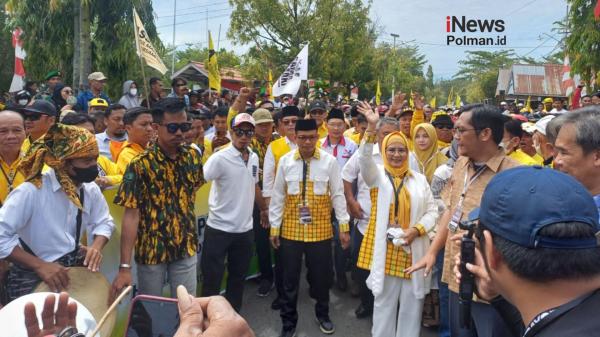 Polres Polman Jamin Pengamanan Ketat pada Pendaftaran Calon Bupati dan Wakil Bupati Polman 2024