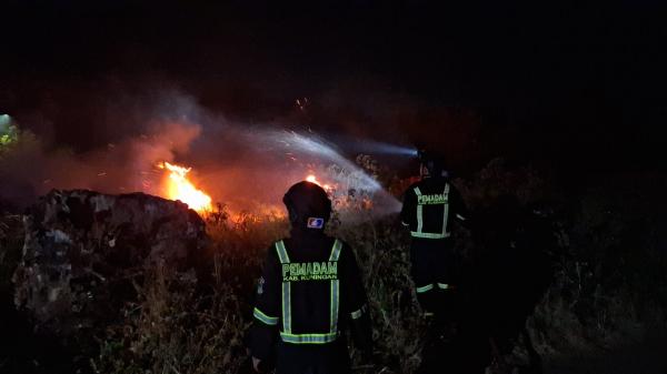 Lahan Kawasan Pacuan Kuda Kuningan Kembali Kebakaran, Dugaan Sementara Sengaja Dibakar