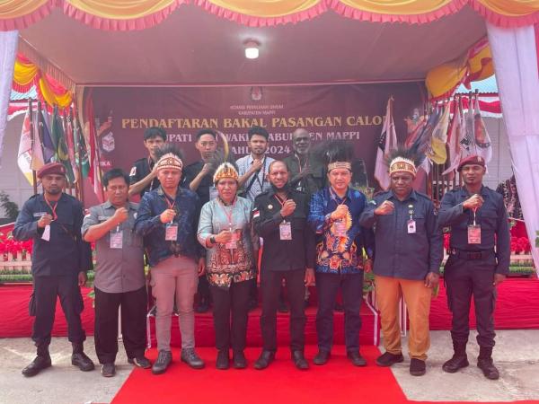 Ketua KPU Mappi membuka secara resmi penerimaan bakal calon Bupati dan Wakil Bupati