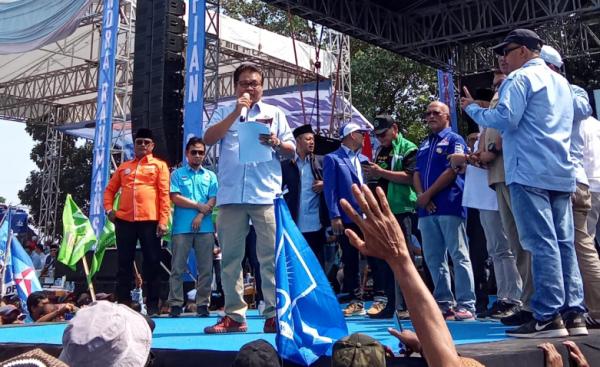 Kampanye Paslon Walikota dan Wakil Walikota Depok Supian Suri dan Chandra Rahmansyah