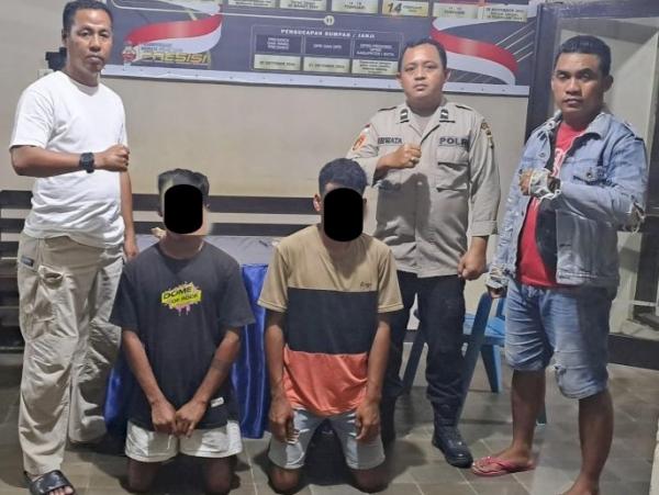 Curi Perhiasan Emas dan Uang Tunai 10 juta, Dua Perawat Kuda Ditangkap Aparat Polsek Umalulu