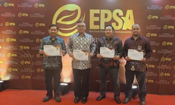 PLN IP UBP Suralaya Raih Penghargaan di Ajang Eco-Tech Pioneer and Sustainability Award 2024