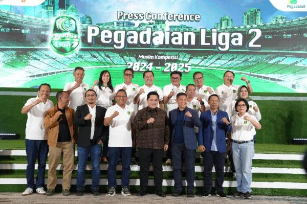 Pegadaian Liga 2 Kembali Hadir,  Erick Thohir: Harus Solid Bangun Sepakbola Bersih