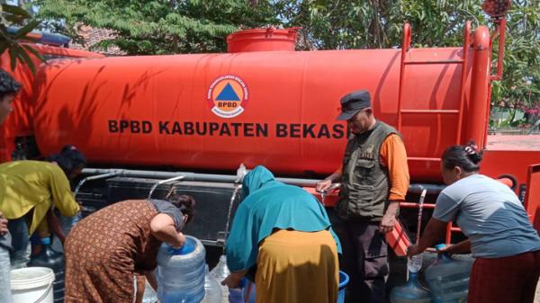 30 Desa di Kabupaten Bekasi Krisis Air Bersih, BPBD Distribusikan 317.400 Liter Air