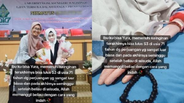 Viral Kisah Haru Nenek di Semarang Wujudkan Mimpi Lulus S3, Seminggu usai Wisuda Meninggal