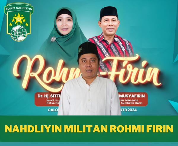 Bahaidin Ahmad : Warga Nahdliyin Makin Solid Dukung Rohmi - Firin